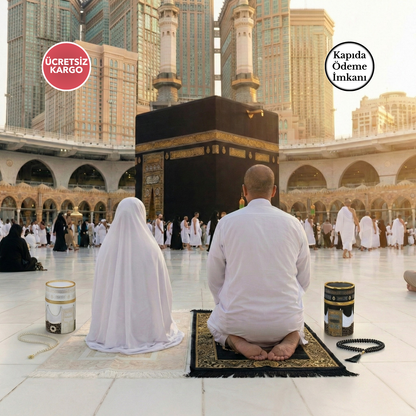 Kâbe Kokulu Premium Seccade Seti