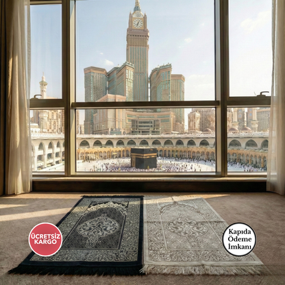 Kâbe Kokulu Premium Seccade Seti