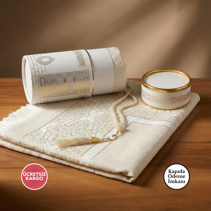 Kâbe Kokulu Premium Seccade Seti